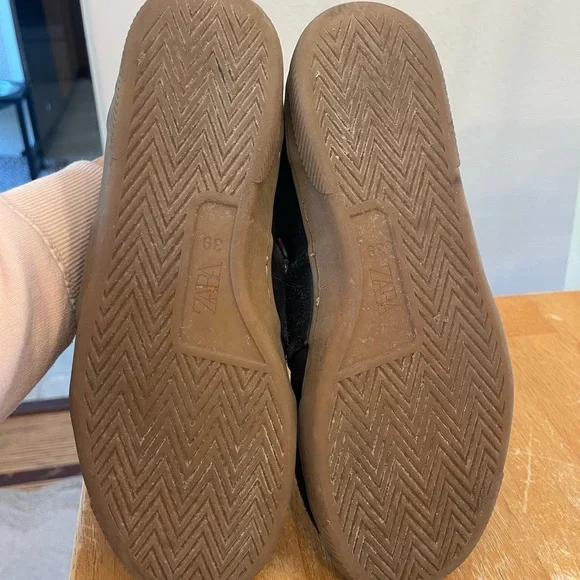 Zara Faux Leather and Suede Tennis  Shoes size 39 - Picture 5 of 5